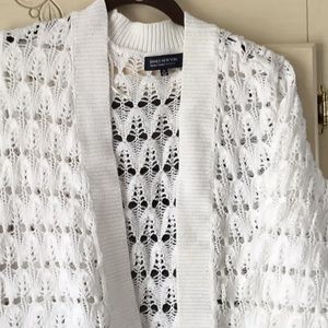 Jones New York crochet cardigan 1X